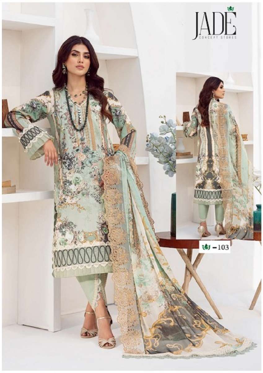  JADE CRIMSON EXCLUSIVE HEAVY LAWN COTTON VOL-1 Wholesale catalog