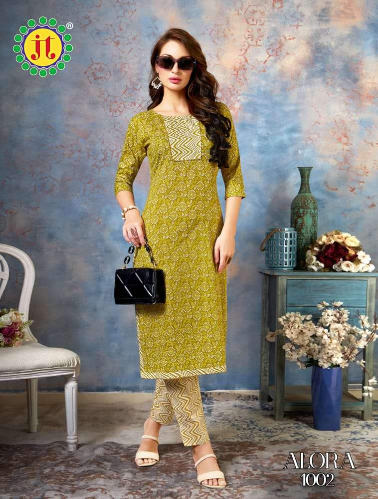 Cotton Casual Wear Comfort Kurti Pant Wholesale Set, 140, Wash Care:  Machine Wash at Rs 550/piece in Surat