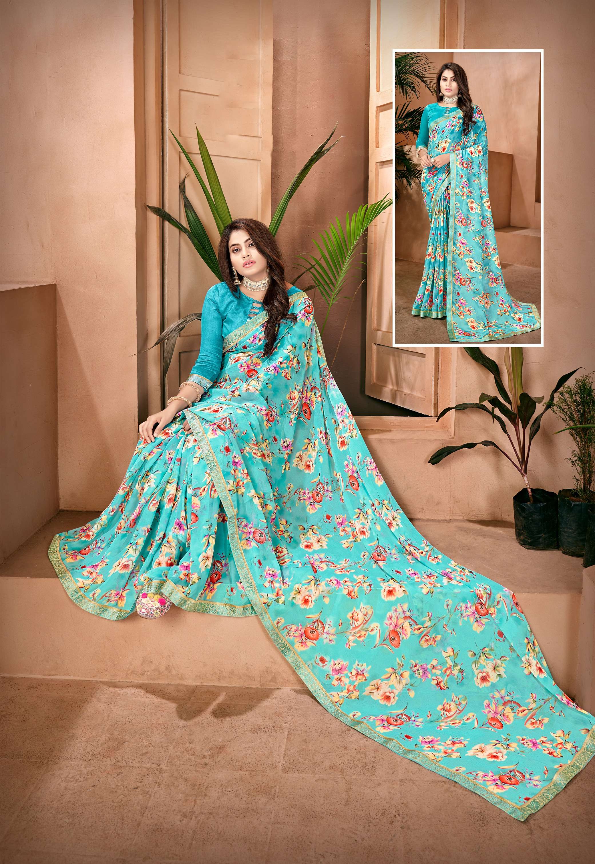 Dress from sale georgette saree