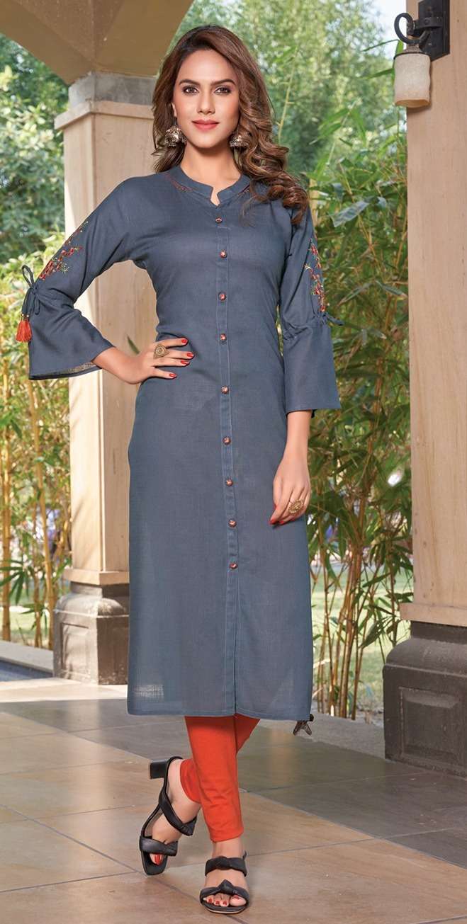 KANAK  Rayon Slub Kurti Wholesale catalog