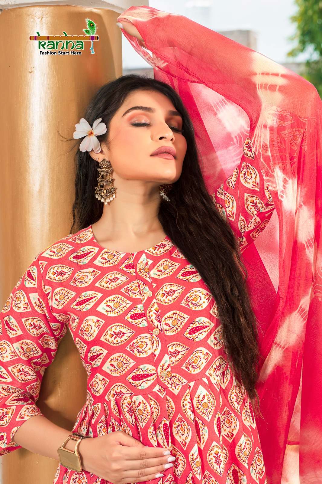Kanha KASMEERA NAYERA CUT Kurti Wholesale catalog