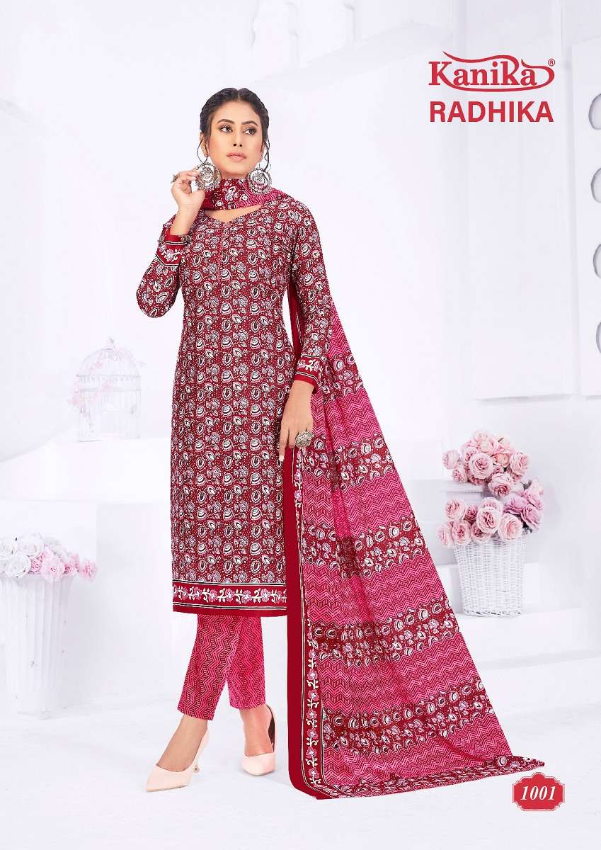 Kanika Radhika Vol – 1 – Kurti Pant With Dupatta Wholesale Catlog