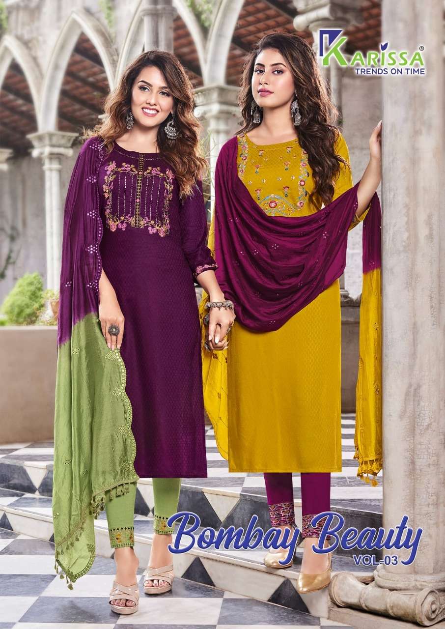 KARISSA Bombay beauty vol 3 Kurti Wholesale catalog