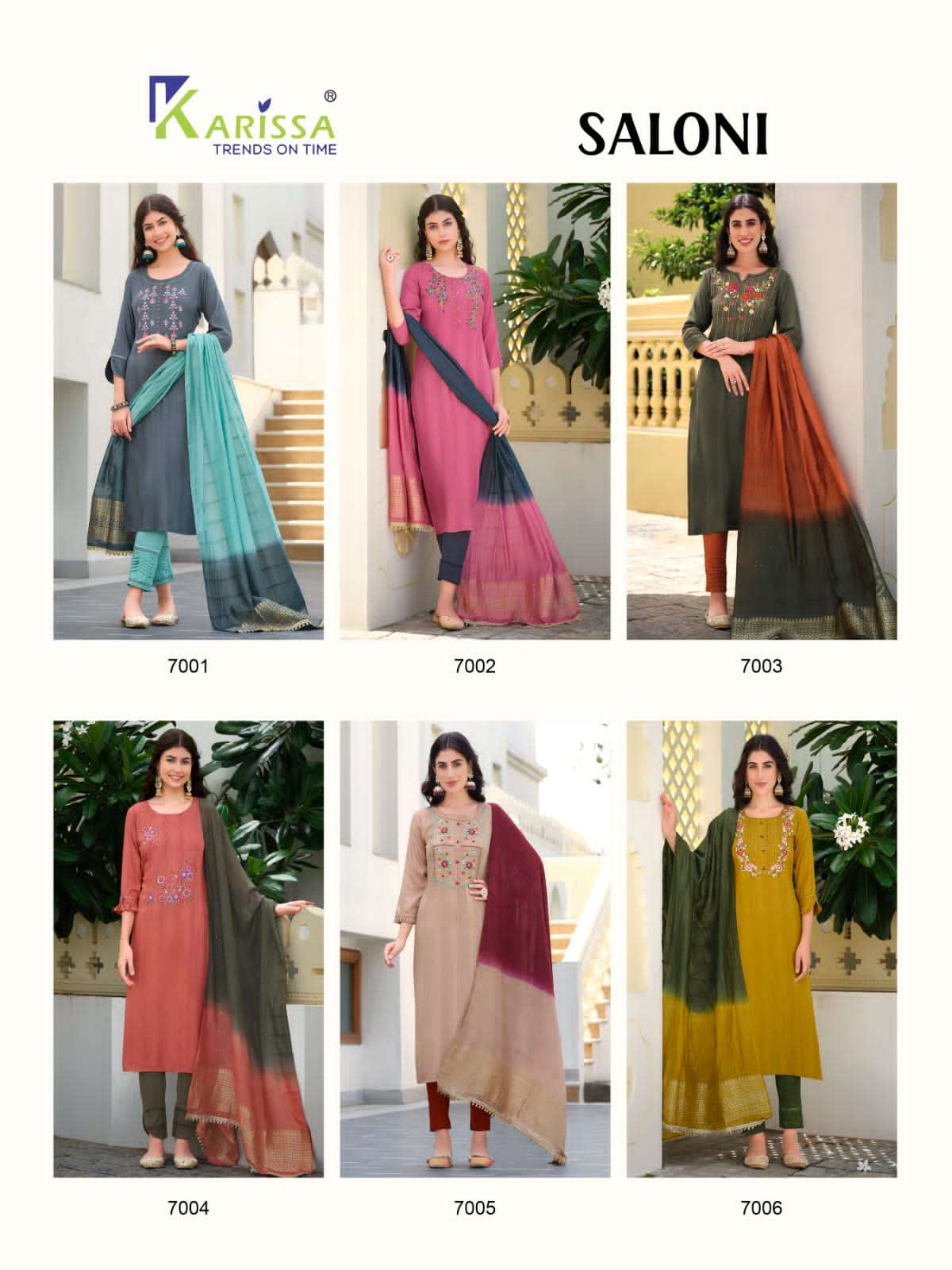 KARISSA SALONI LIVA Kurti Wholesale catalog