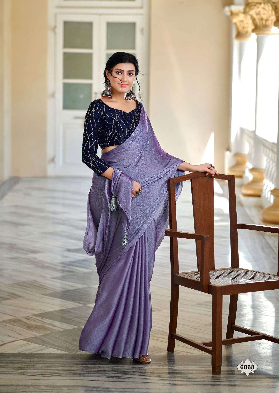Kashvi Mirai 6063 Fancy Soft Satin Saree Wholesale catalog