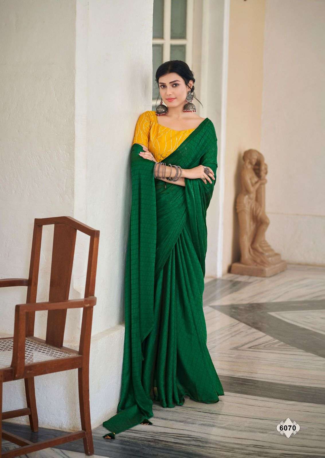 Kashvi Mirai 6063 Fancy Soft Satin Saree Wholesale catalog