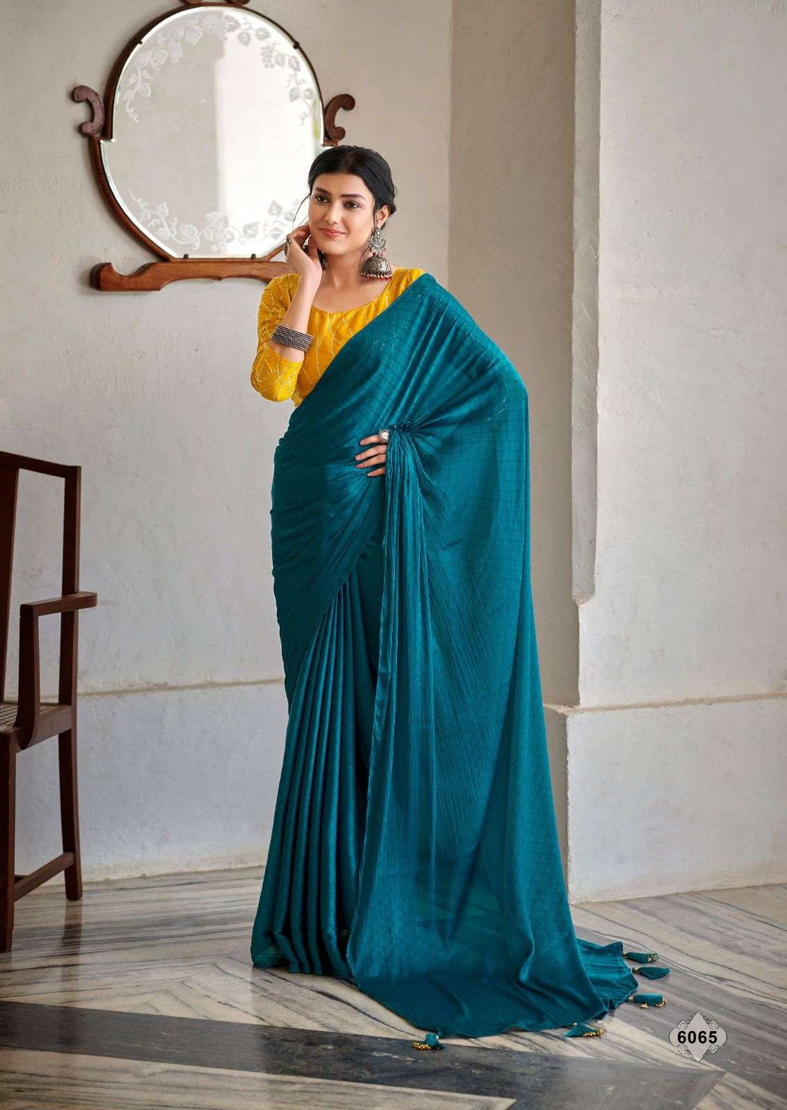 Kashvi Mirai 6063 Fancy Soft Satin Saree Wholesale catalog