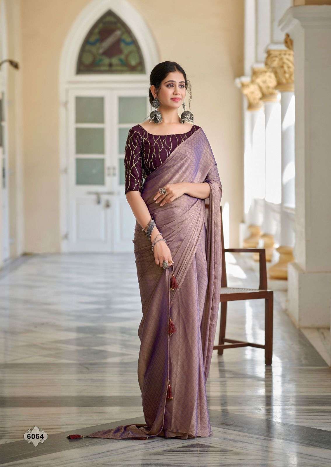 Kashvi Mirai 6063 Fancy Soft Satin Saree Wholesale catalog