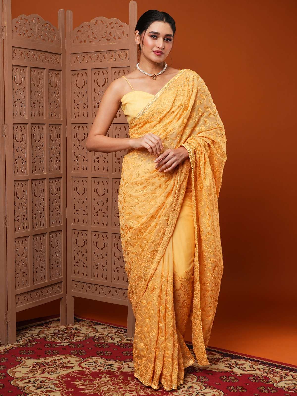 Kavi Vol 8 Organza Embroidered Designer Saree Wholesale catalog