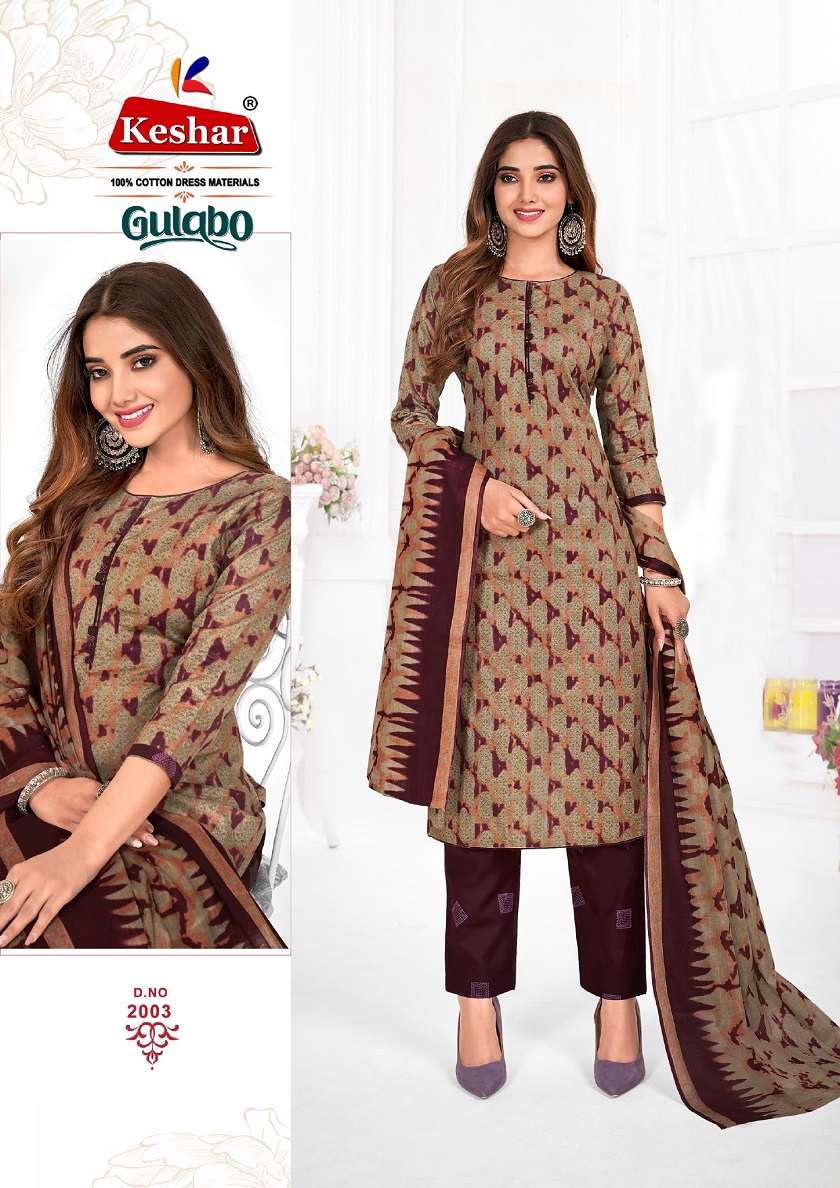Keshar Gulabo Vol-2 – Dress material Wholesale catalog