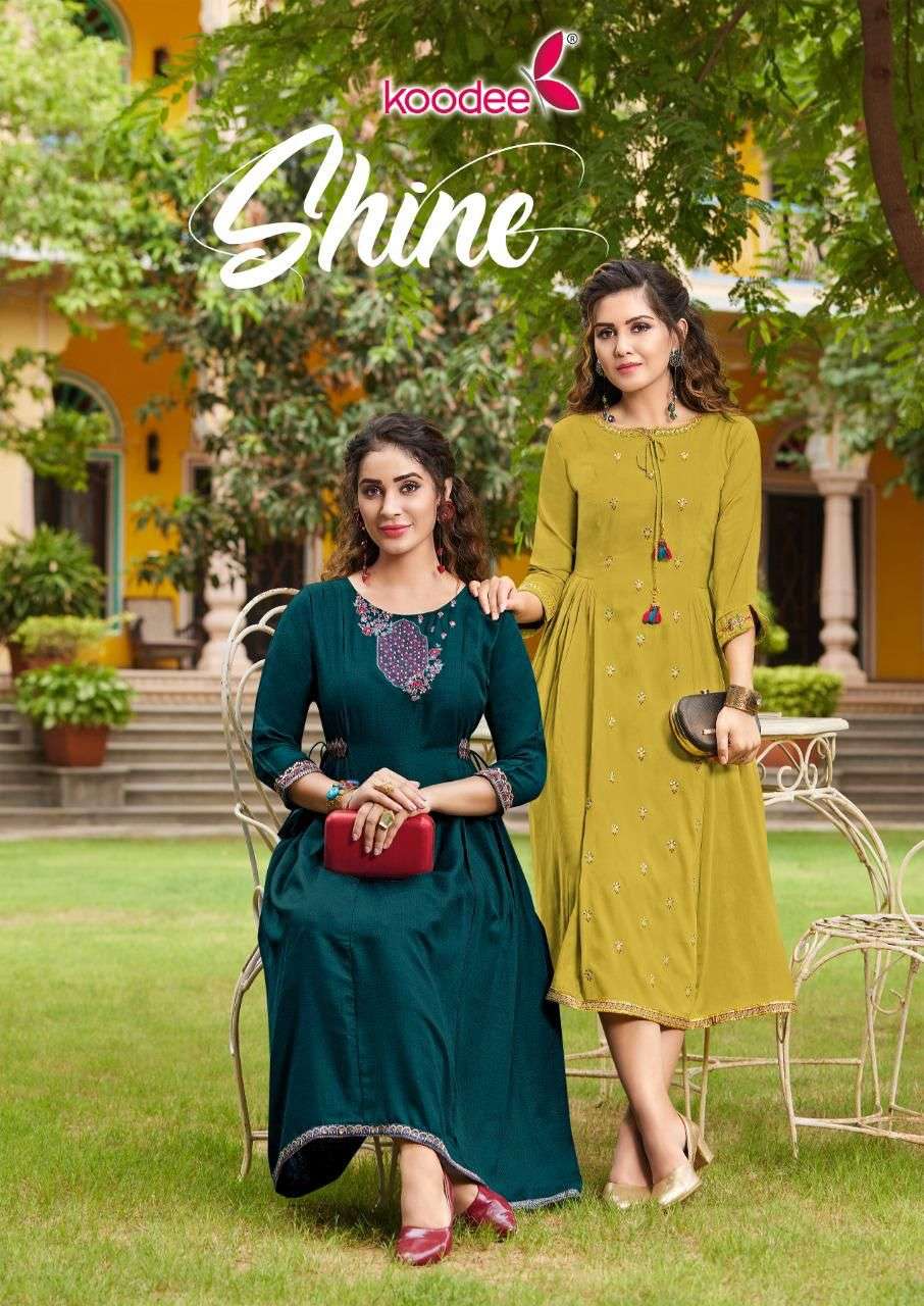 KOODEE Shine Kurti Wolesale catalog