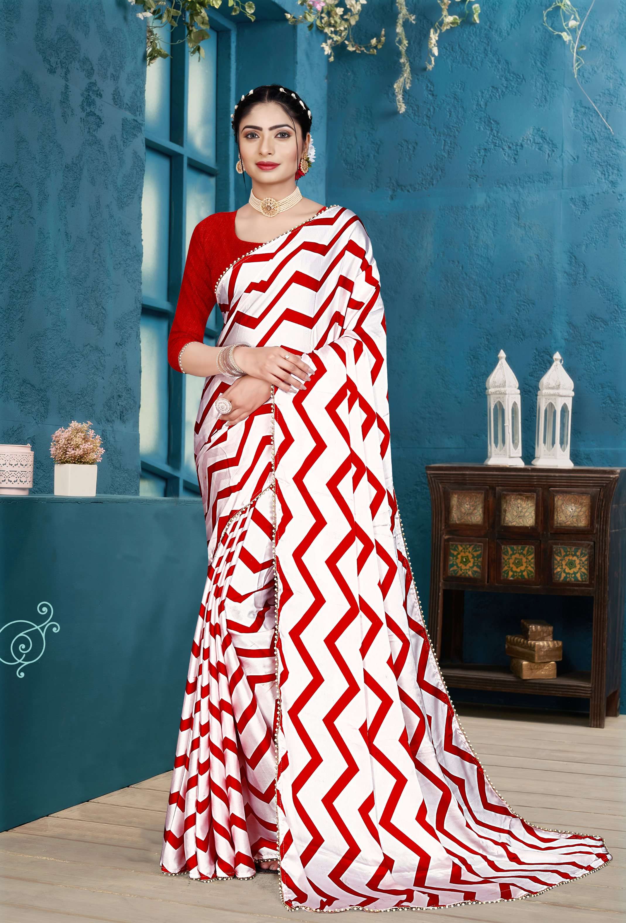Laavanya Vol 3 Printed Satin Saree Wholesale catalog