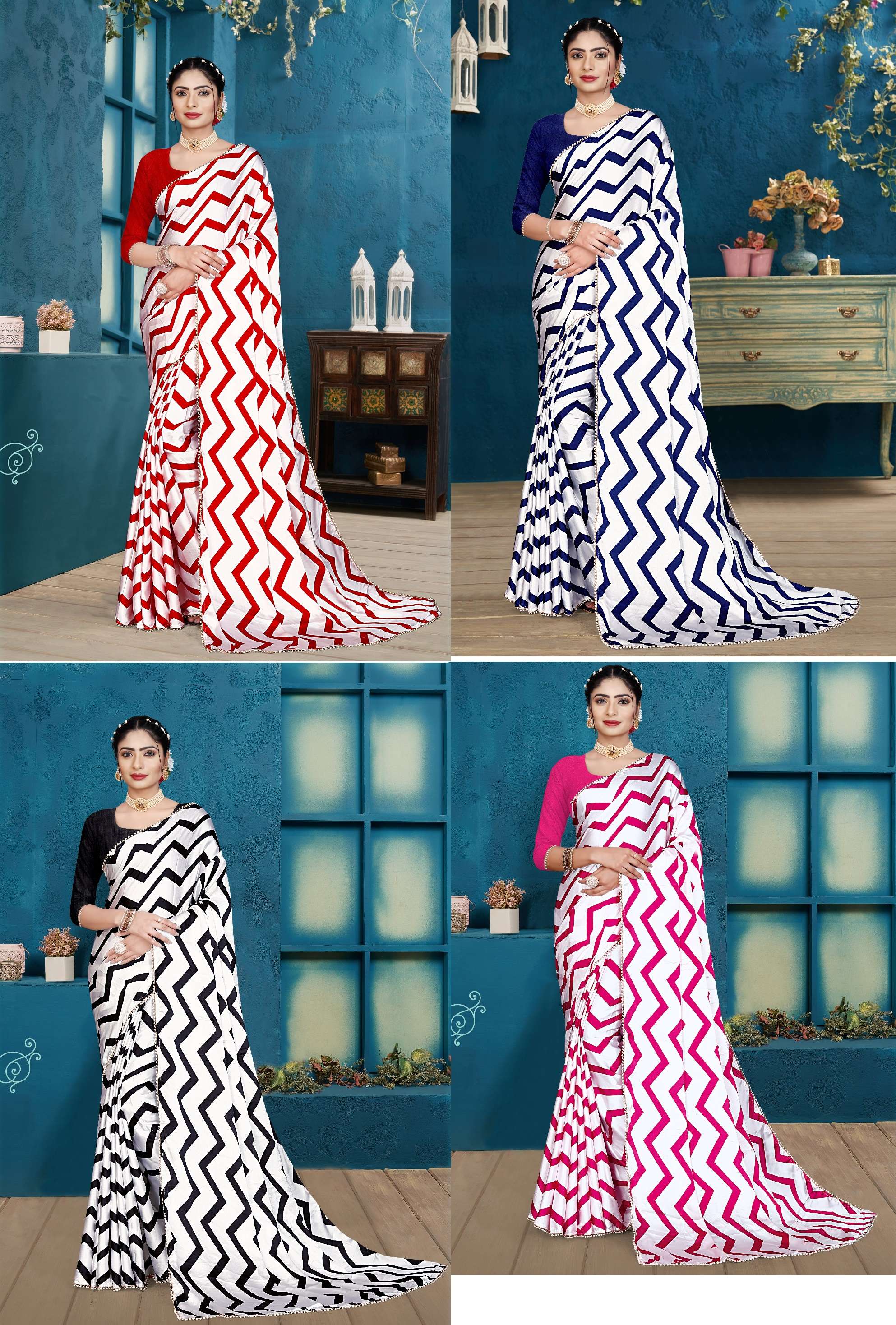 Laavanya Vol 3 Printed Satin Saree Wholesale catalog