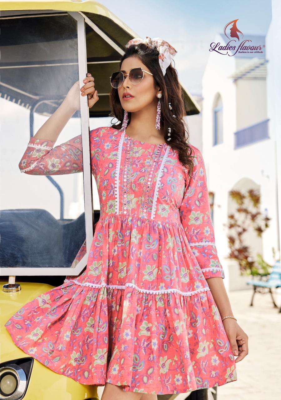 Ladies Flavour Aeliza Kurti WHolesale catalog