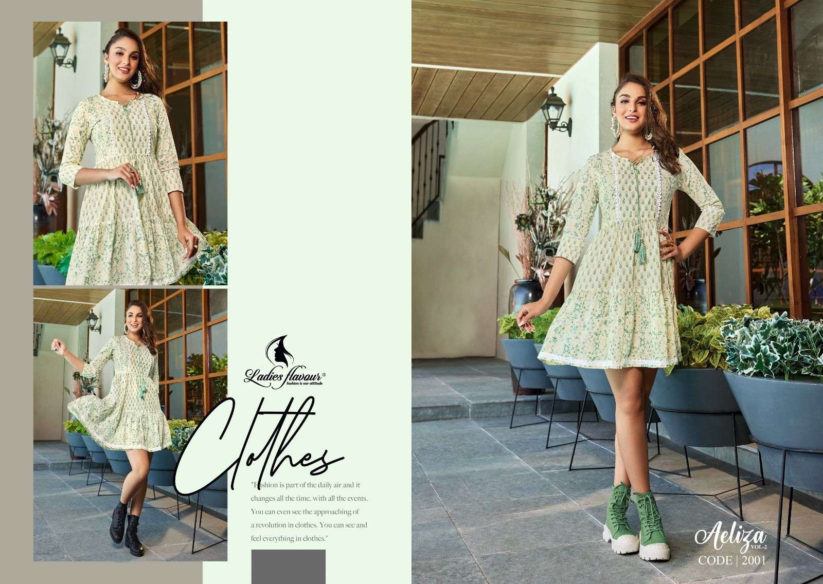 Ladies Flavour Aeliza Vol 2 Kurti Wholesale catalog