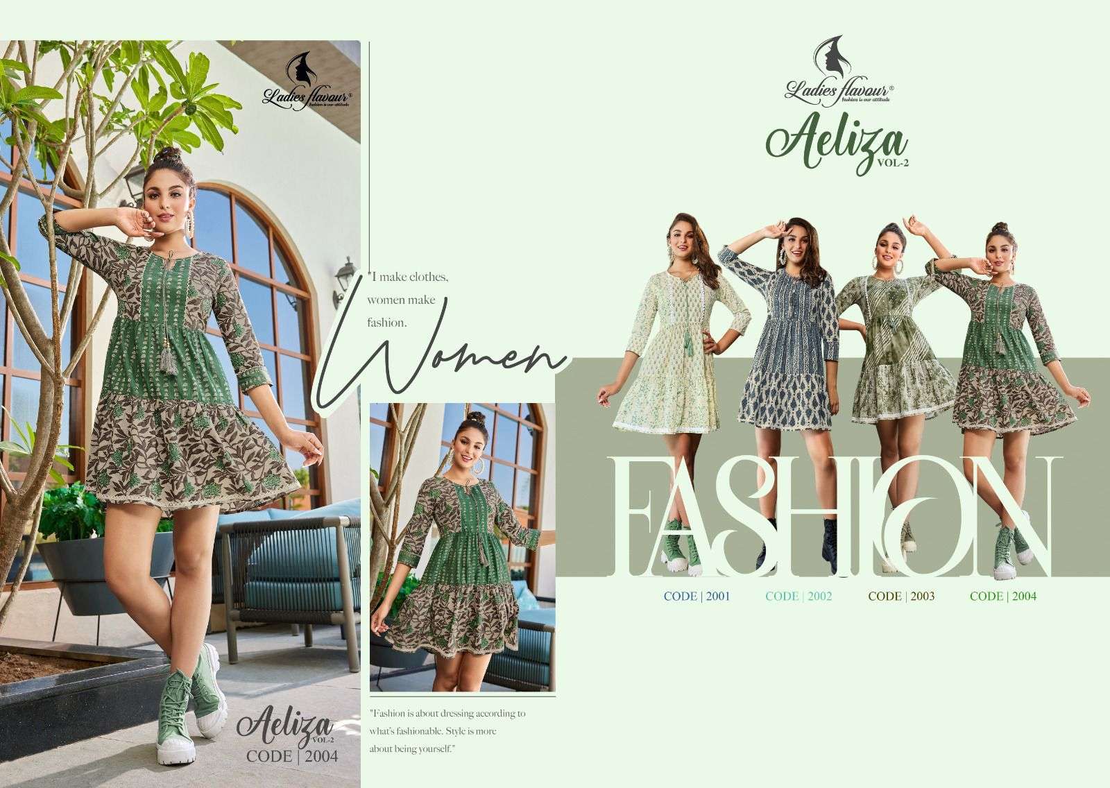 Ladies Flavour Aeliza Vol 2 Kurti Wholesale catalog