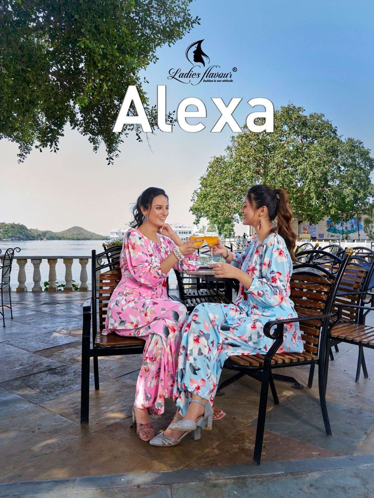 Ladies Flavour Alexa Co ord Set Kurti Wholesale catalog
