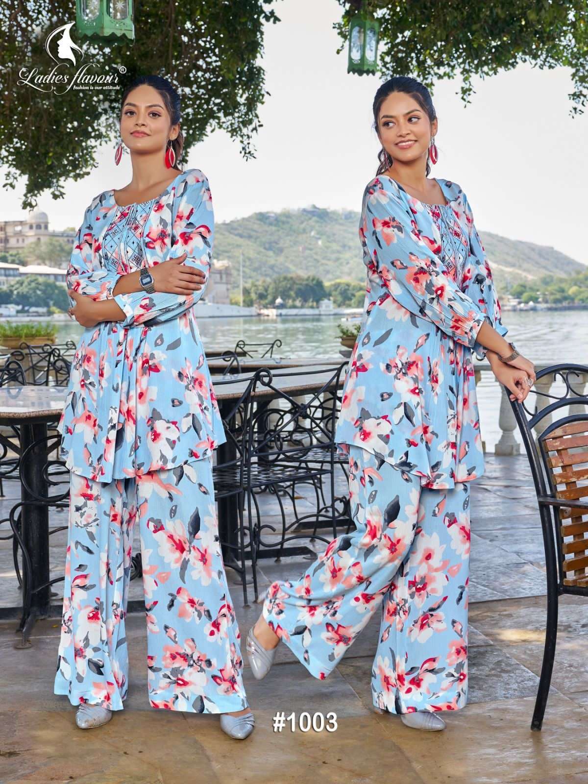 Ladies Flavour Alexa Co ord Set Kurti Wholesale catalog