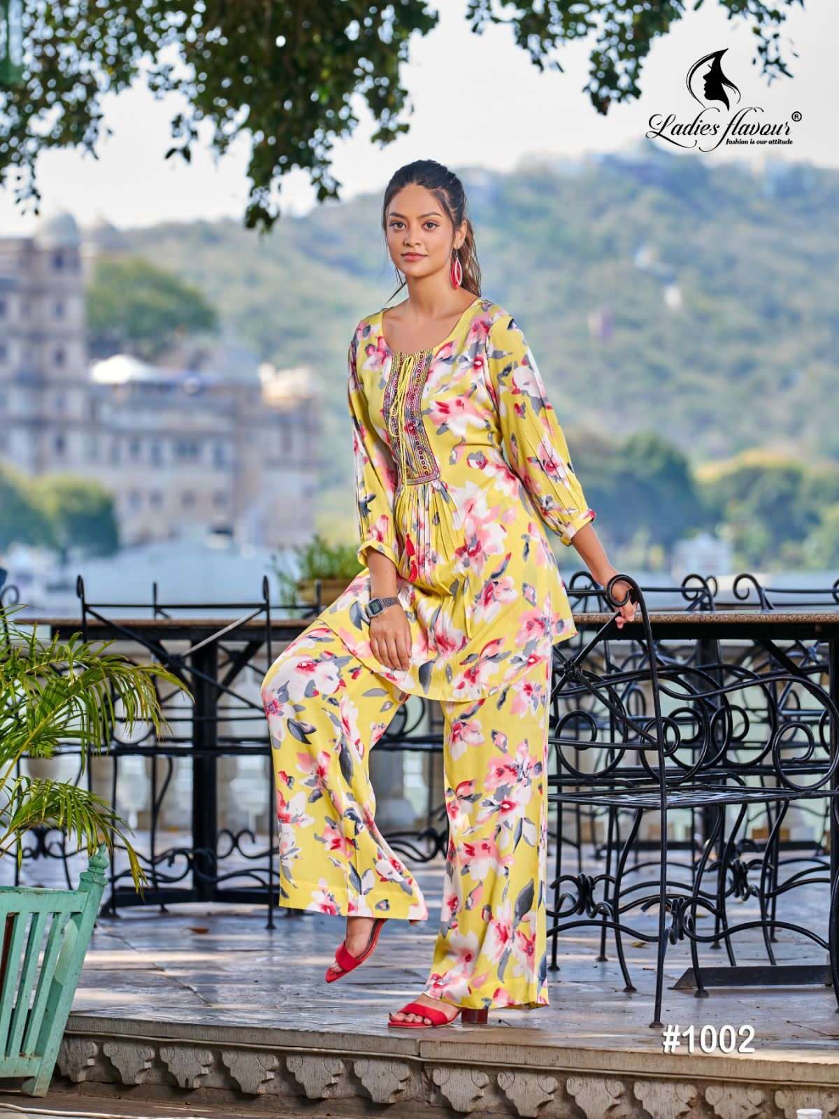 Ladies Flavour Alexa Co ord Set Kurti Wholesale catalog