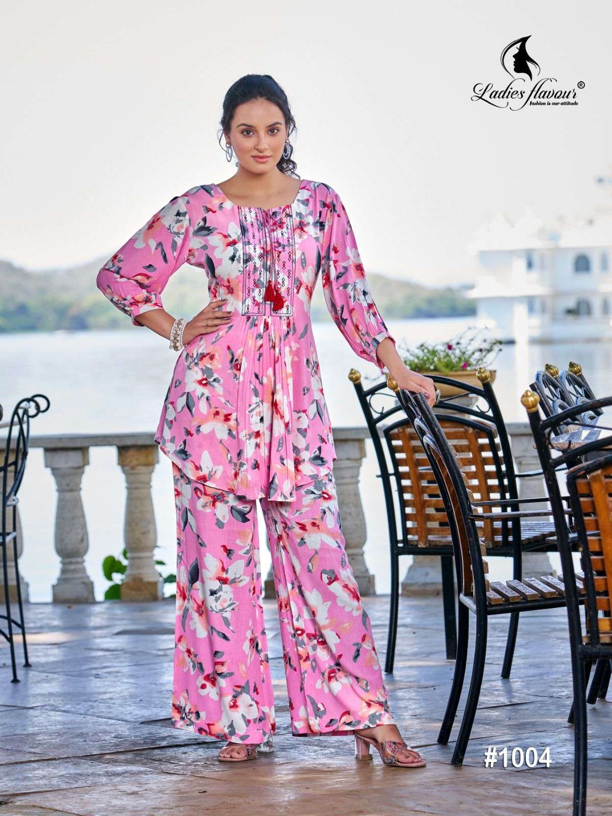 Ladies Flavour Alexa Co ord Set Kurti Wholesale catalog