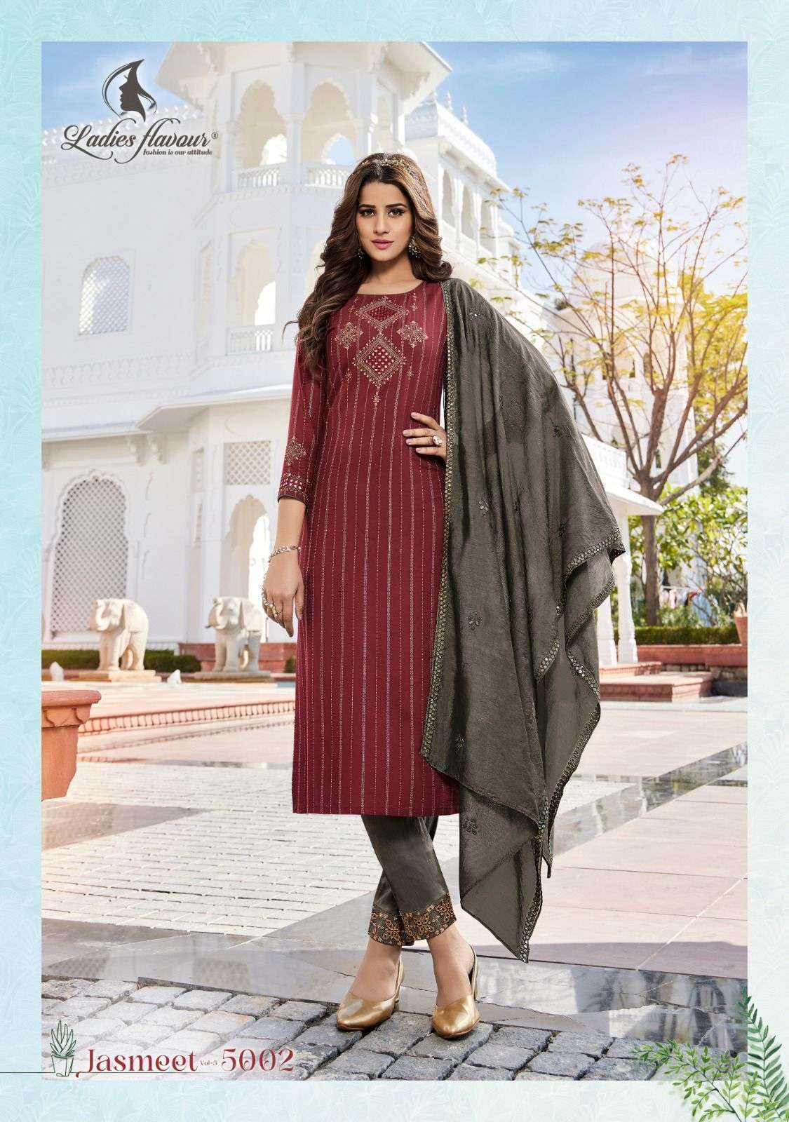 Ladies Flavour Jasmeet Vol 5 Kurti Wholesale catalog