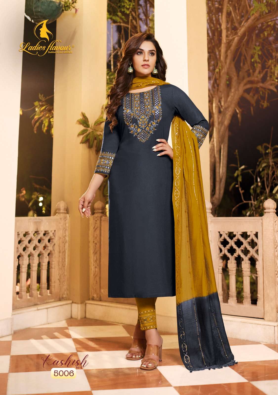 Ladies Flavour Kashish Vol 5 Kurti Wholesale catalog