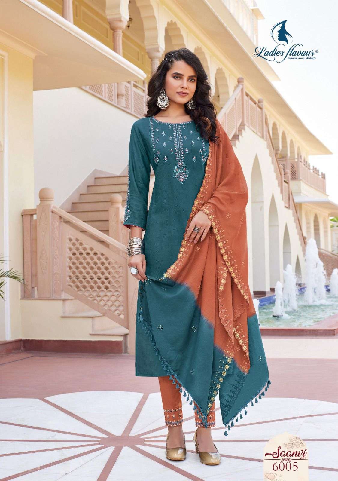 Ladies Flavour Saanvi vol 6 Kurti Wholesale catalog