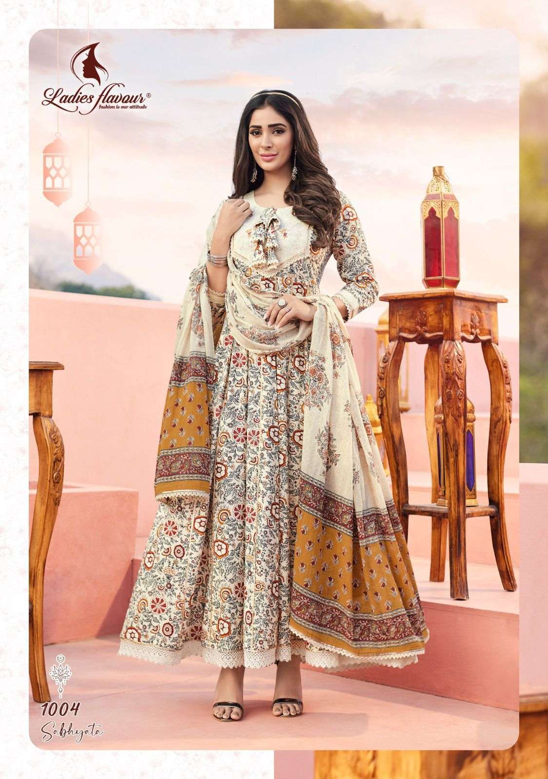 Ladies Flavour Sabhyata Kurti Wholesale catalog