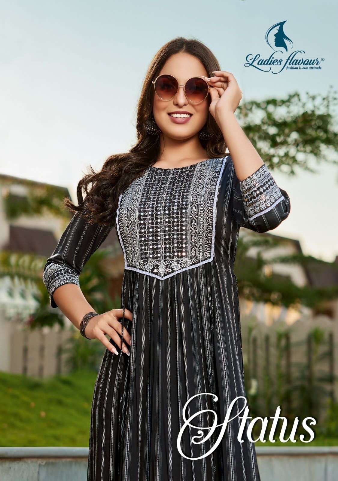 Ladies Flavour Status Kurti Wholesale catalog