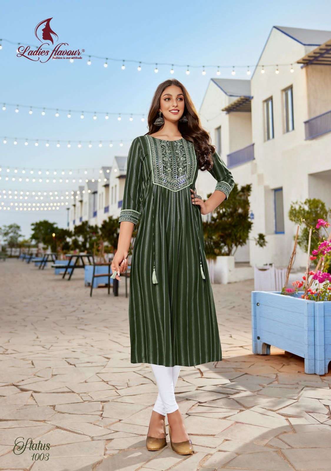 Ladies Flavour Status Kurti Wholesale catalog