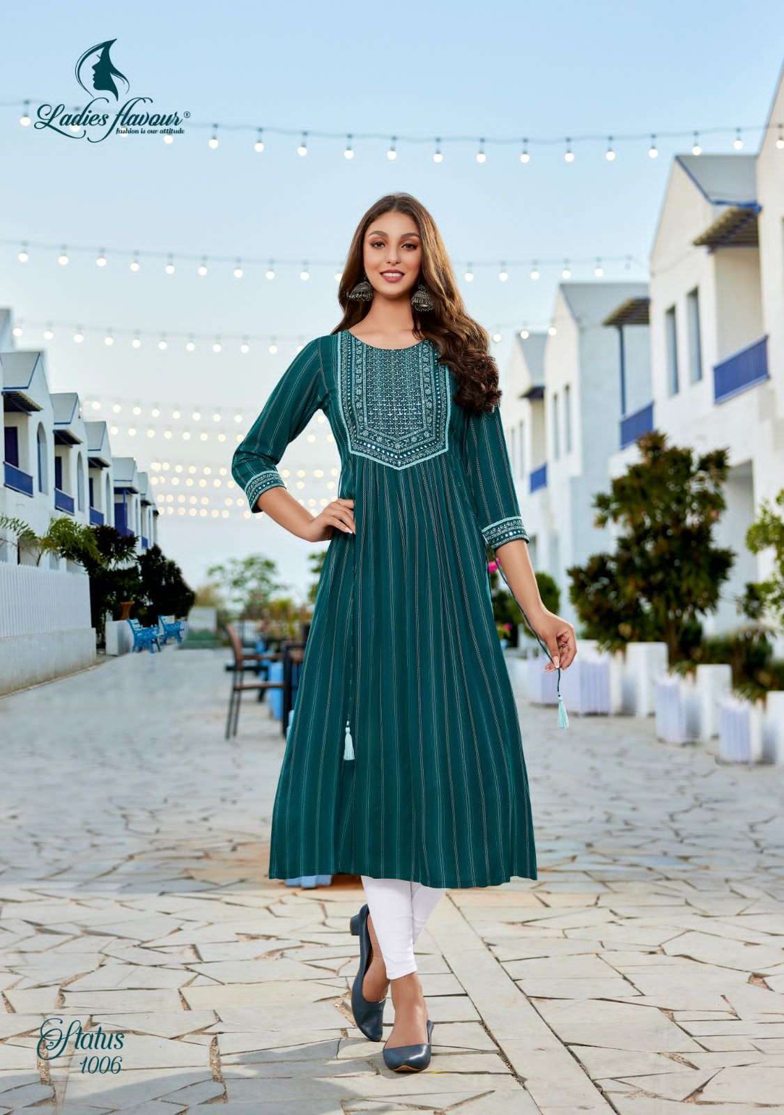 Ladies Flavour Status Kurti Wholesale catalog