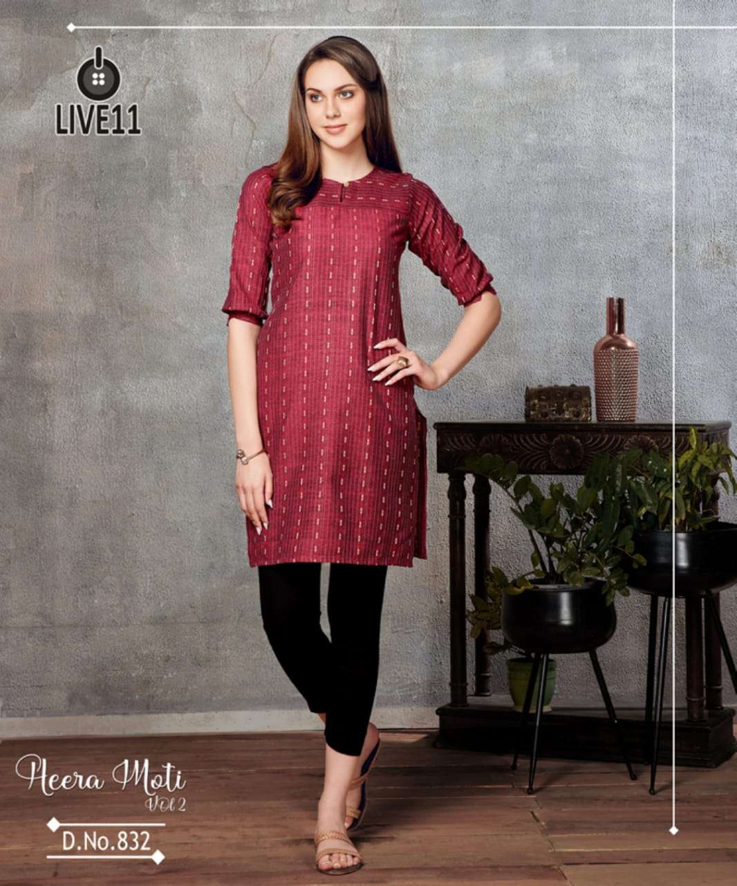 Live11 (Valas) Heera Moti vol 2 Kurti Wholesale catalog