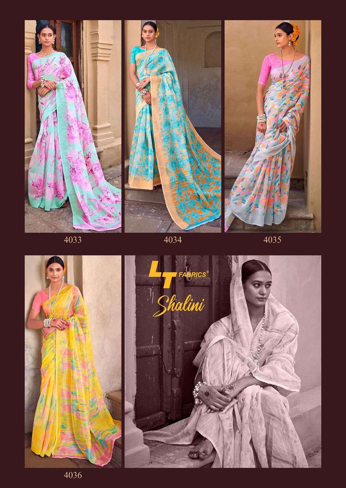 Lt Shalini Printed Fancy Cotton Silk Saree Wholesale catalog