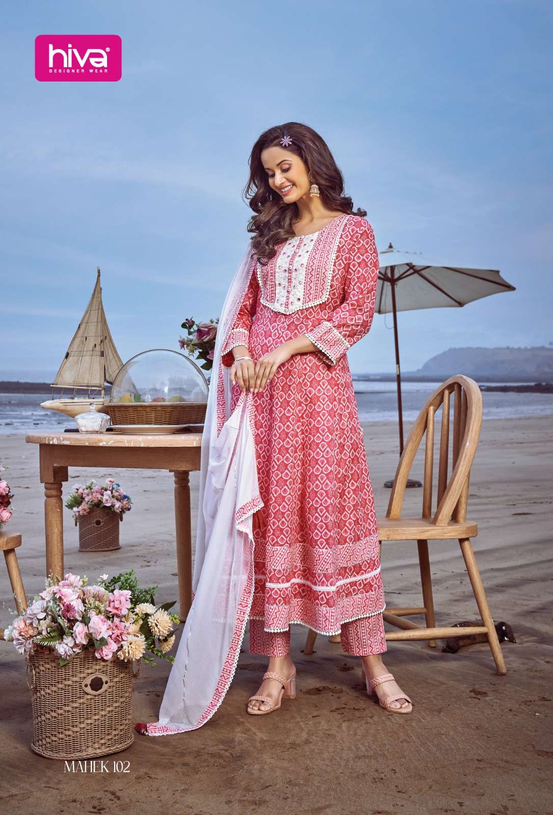 MAHEK cotton Anarkali Kurti Wholesale catalog