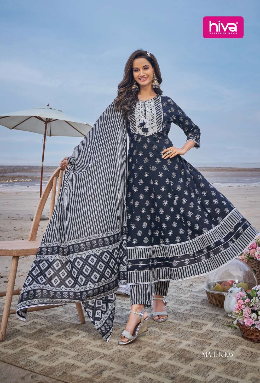 MAHEK cotton Anarkali Kurti Wholesale catalog
