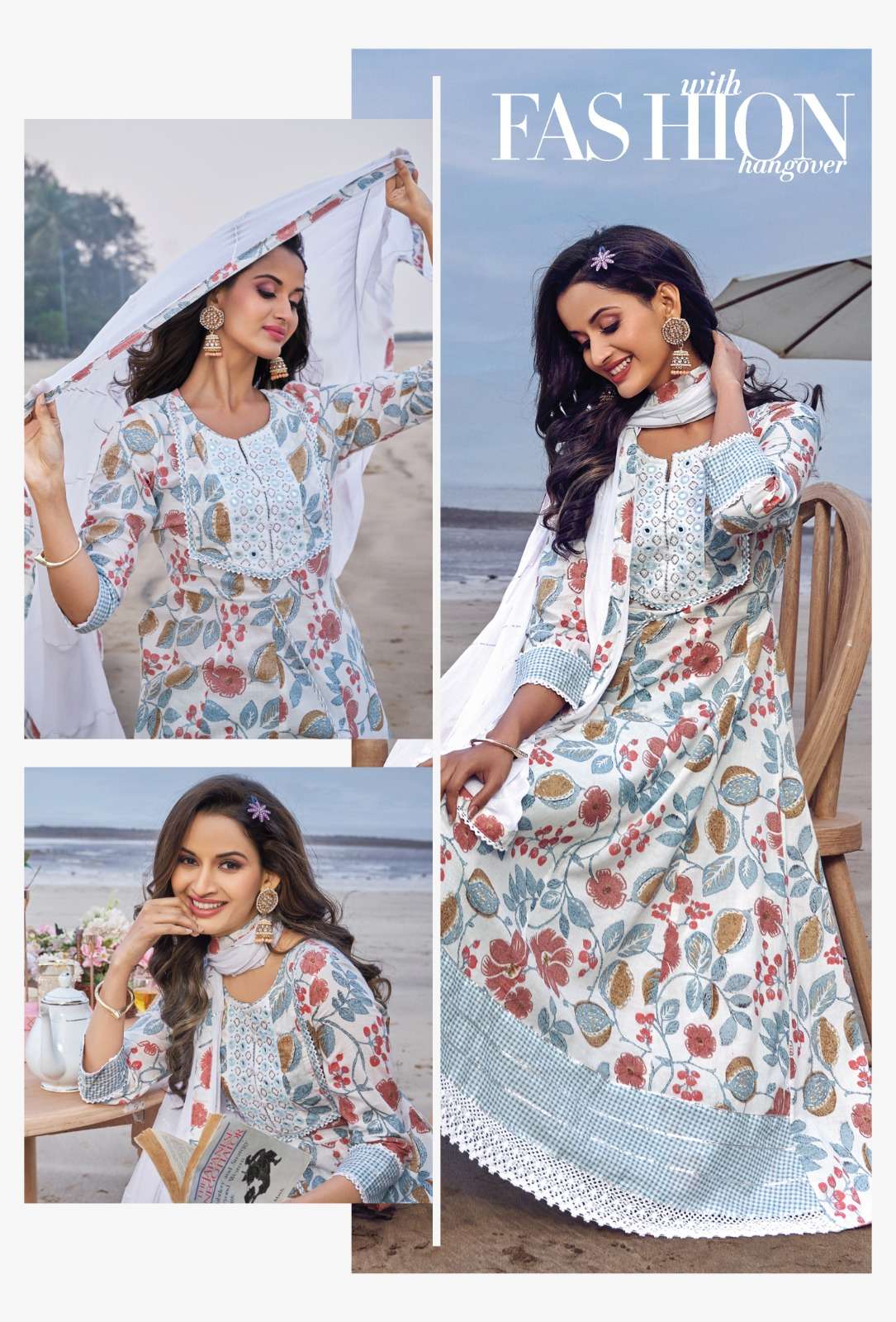 MAHEK cotton Anarkali Kurti Wholesale catalog