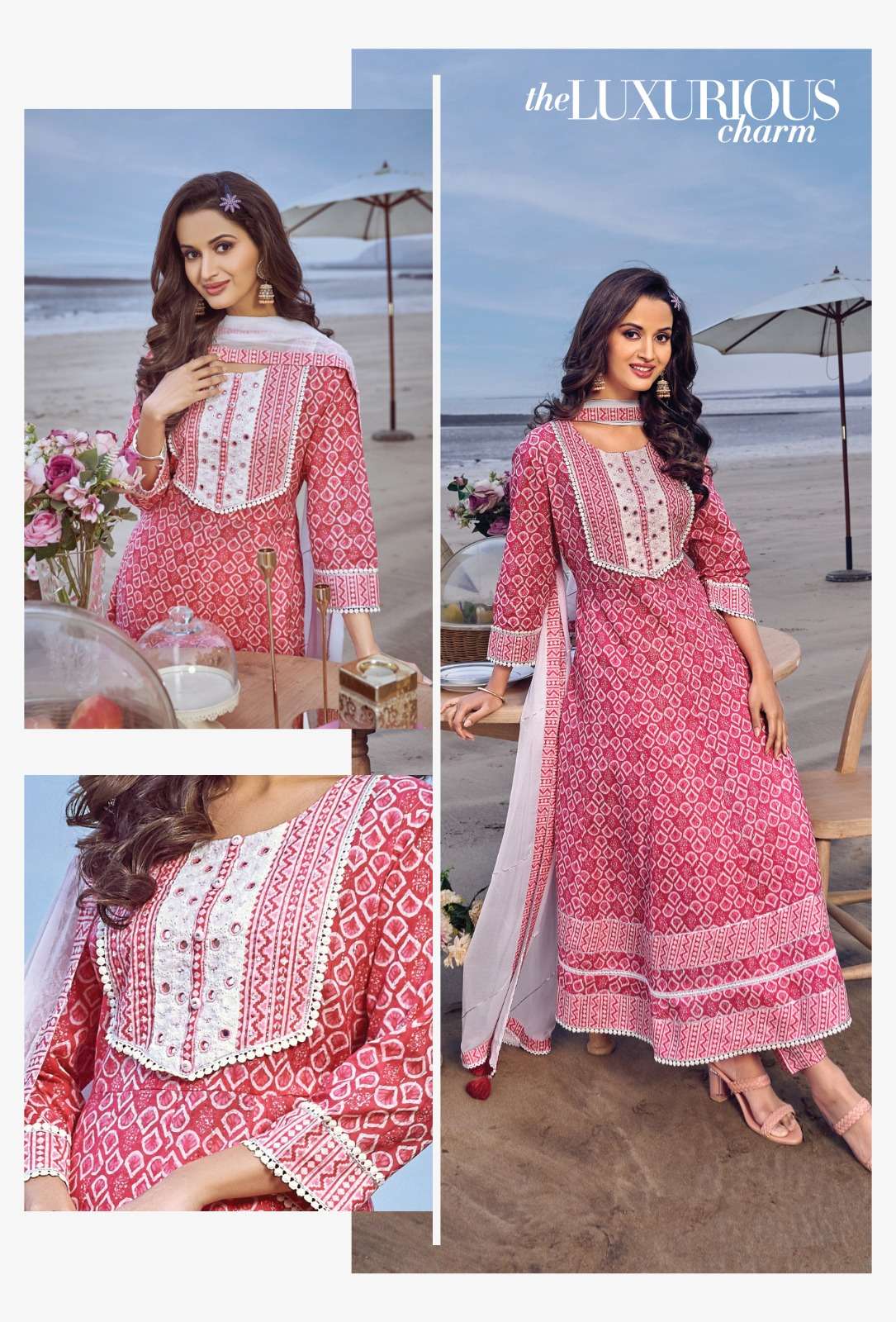 MAHEK cotton Anarkali Kurti Wholesale catalog