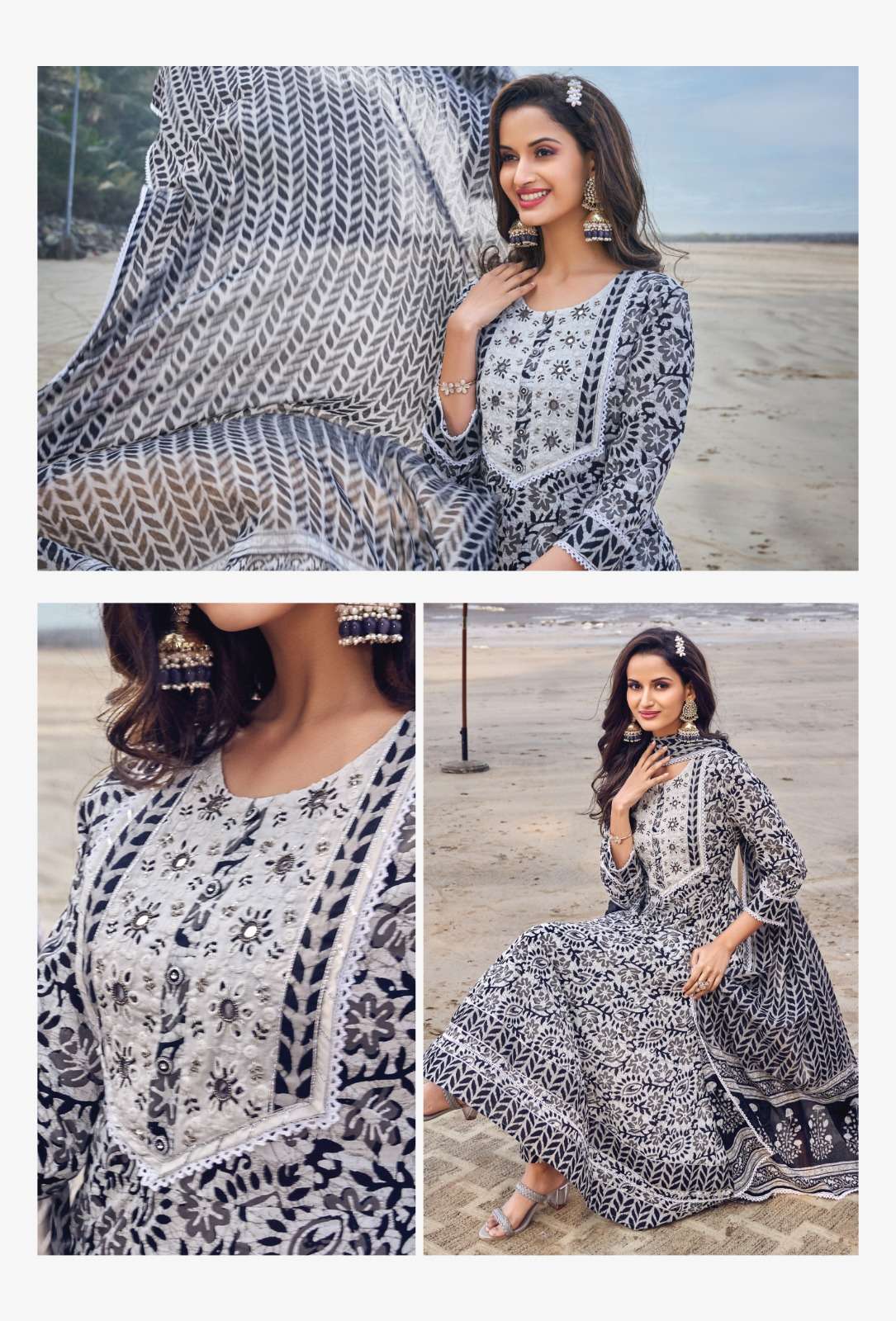 MAHEK cotton Anarkali Kurti Wholesale catalog