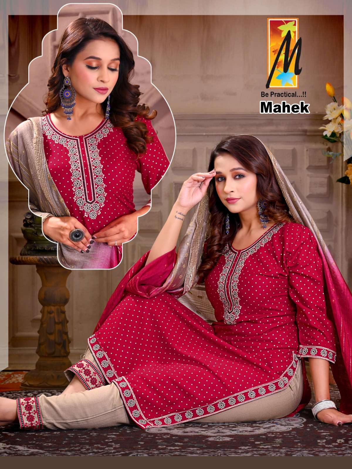 Mahek Reyon Kurti Wholesale catalog