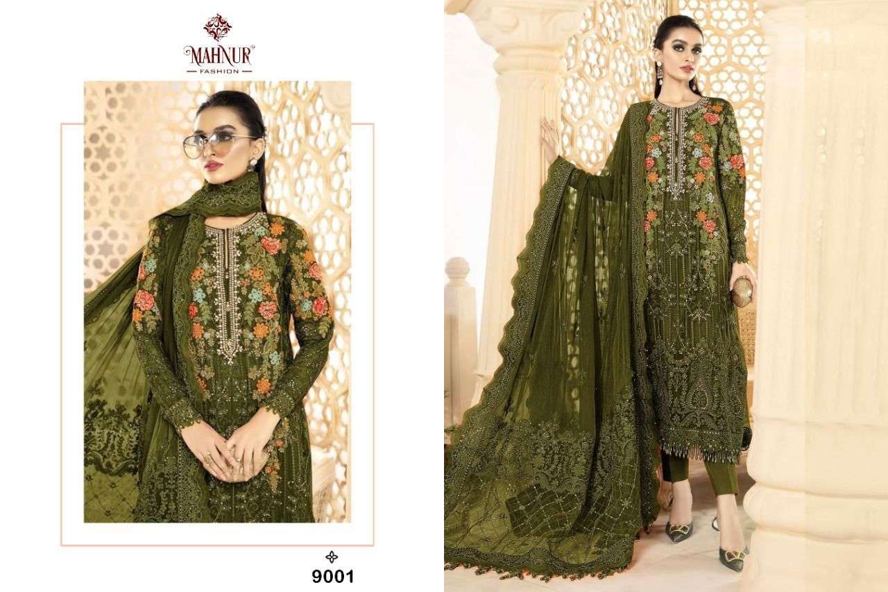 Mahnur Vol 9 Hitlist Designer Pakistani Suit Wholesale catalog
