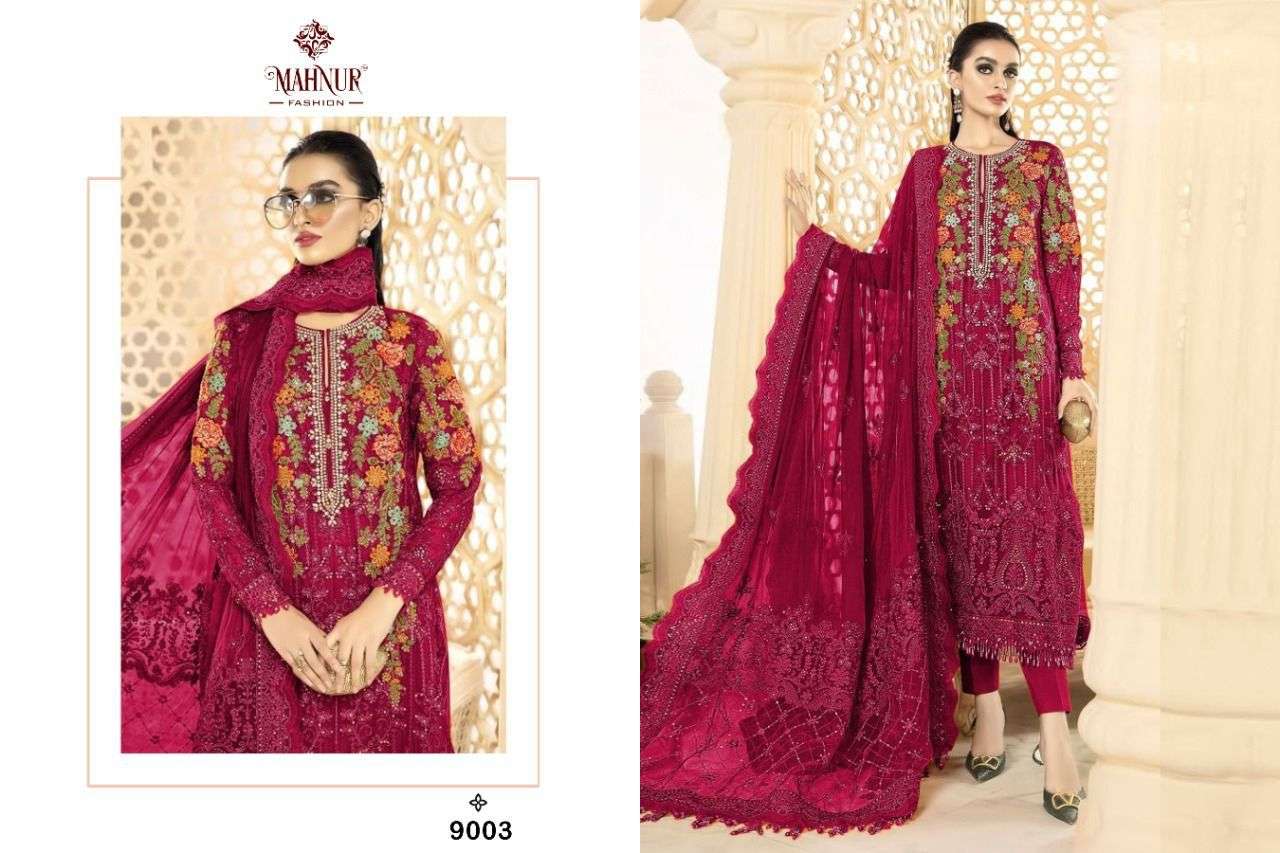 Mahnur Vol 9 Hitlist Designer Pakistani Suit Wholesale catalog