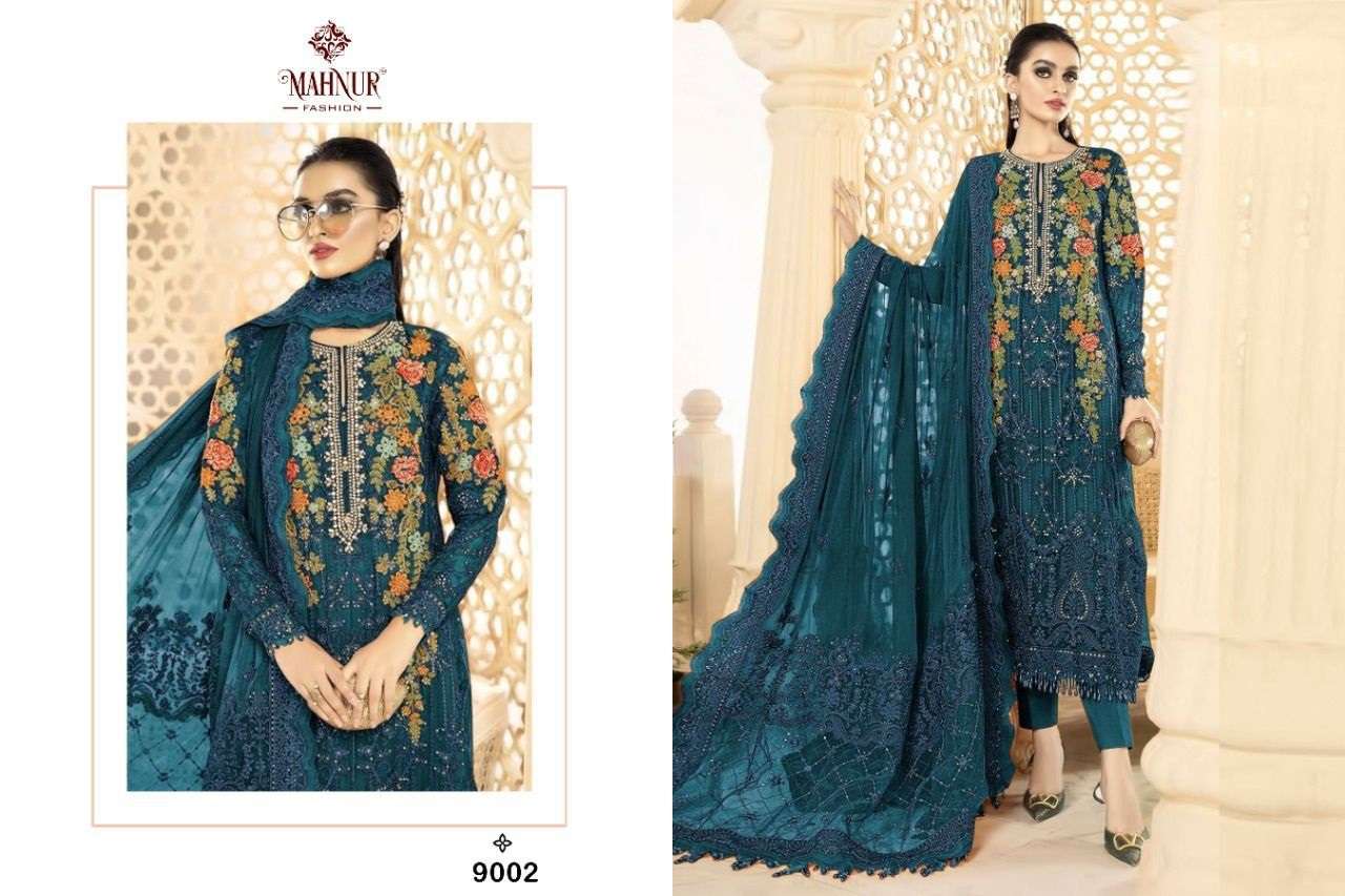 Mahnur Vol 9 Hitlist Designer Pakistani Suit Wholesale catalog