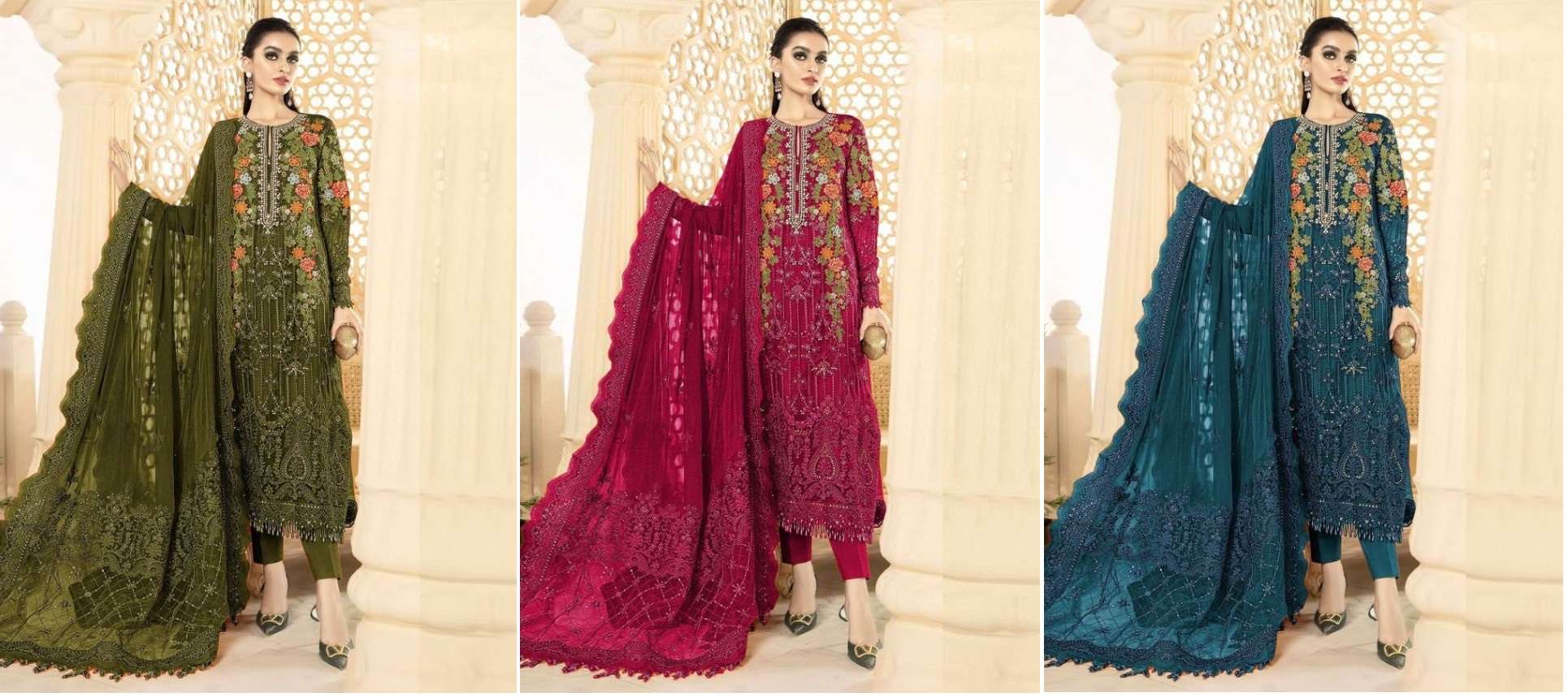 Mahnur Vol 9 Hitlist Designer Pakistani Suit Wholesale catalog