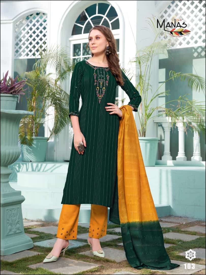 MANAS FAB Florina  Kurti Wholesale catalog
