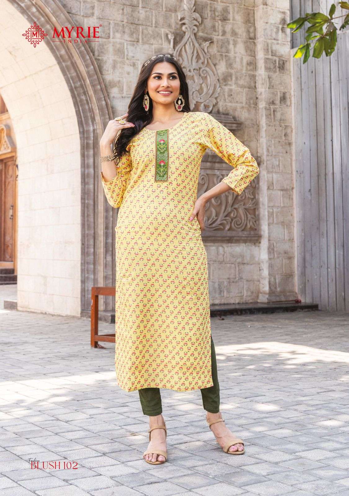 MAYRIE INDIA FASHION BLUSH Kurti Wholesale catalog