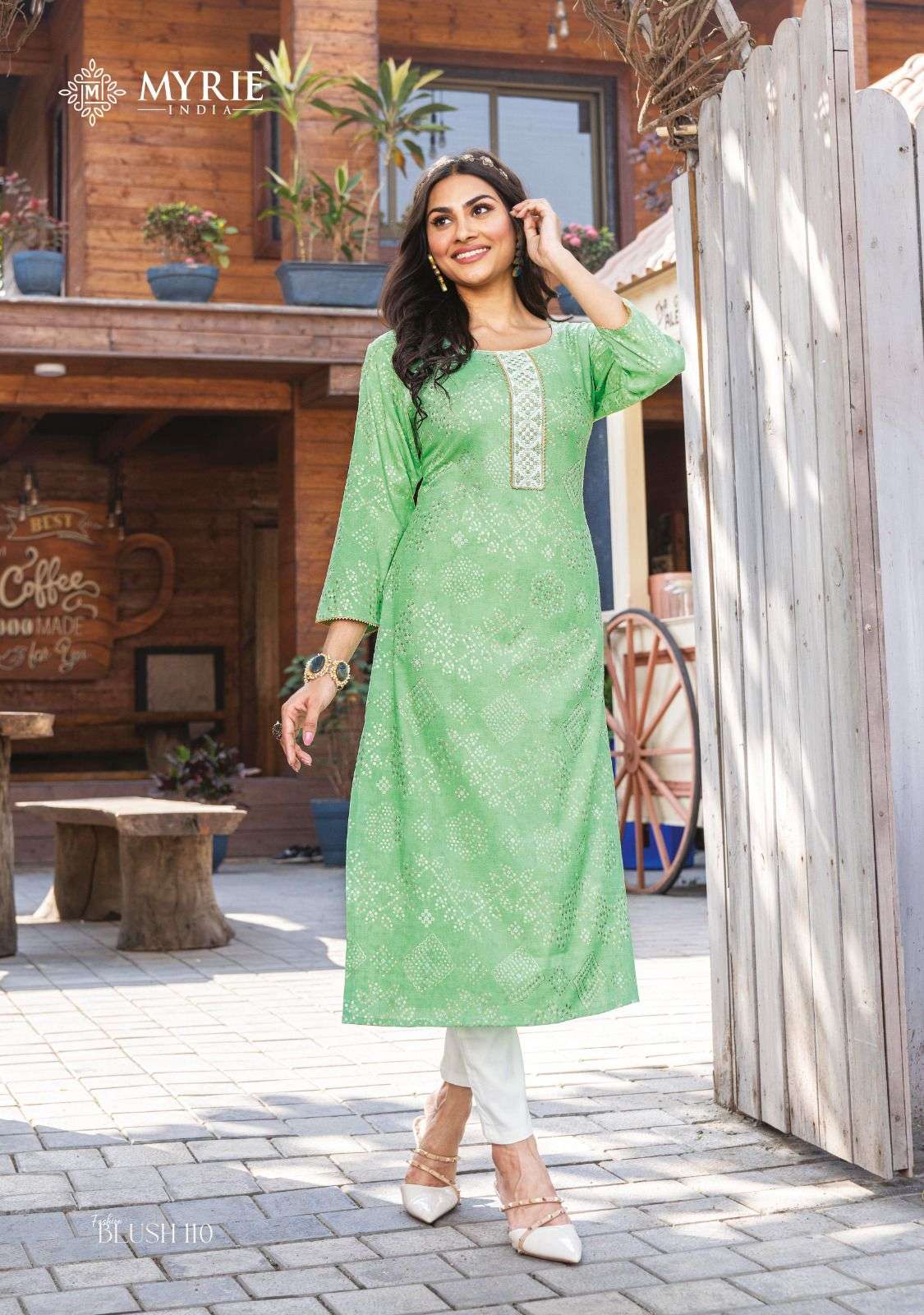 MAYRIE INDIA FASHION BLUSH Kurti Wholesale catalog