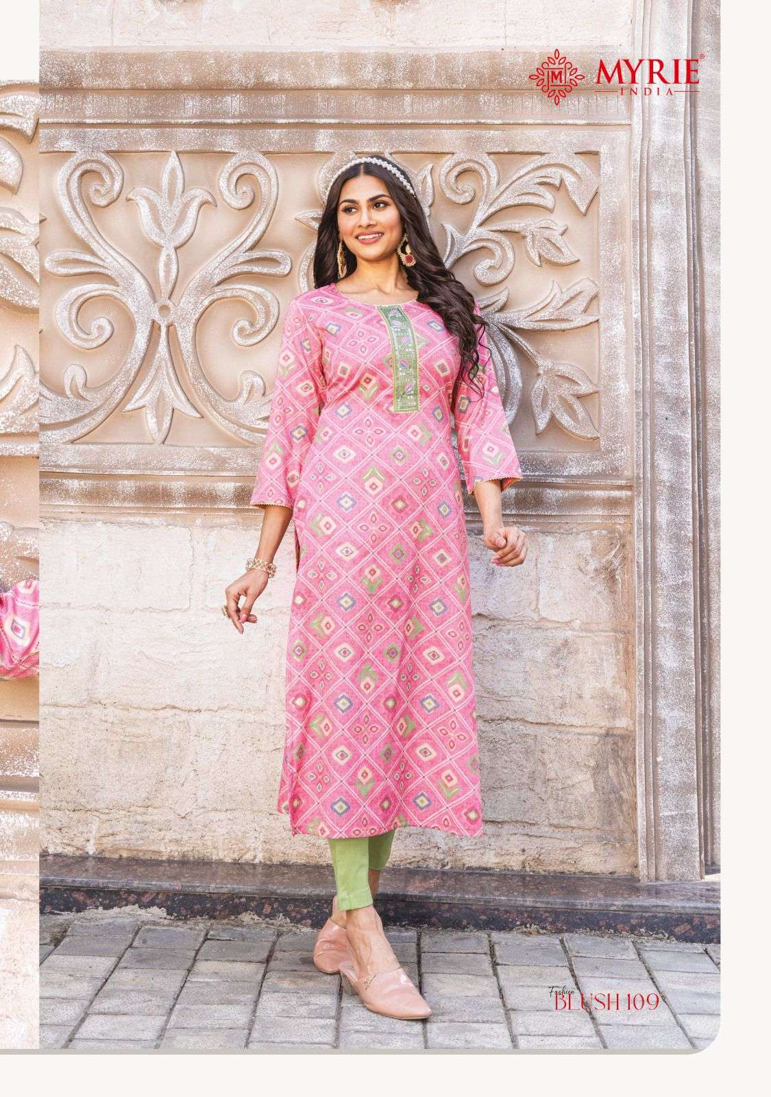 MAYRIE INDIA FASHION BLUSH Kurti Wholesale catalog