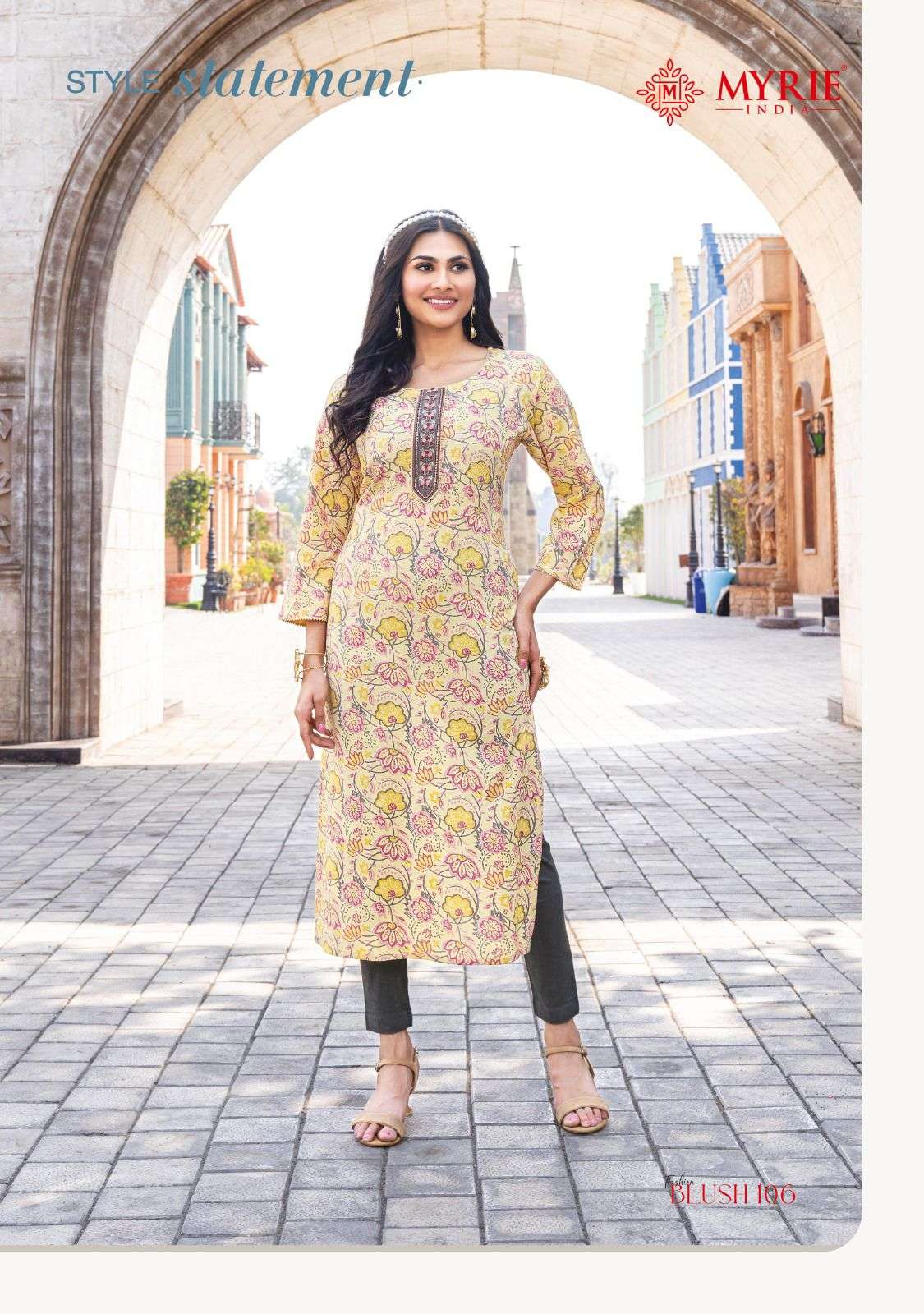 MAYRIE INDIA FASHION BLUSH Kurti Wholesale catalog