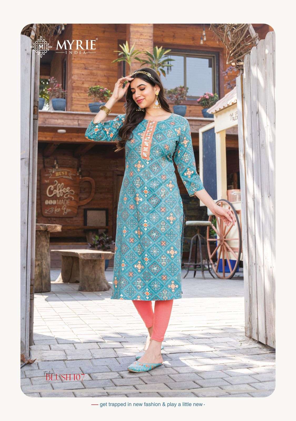 MAYRIE INDIA FASHION BLUSH Kurti Wholesale catalog
