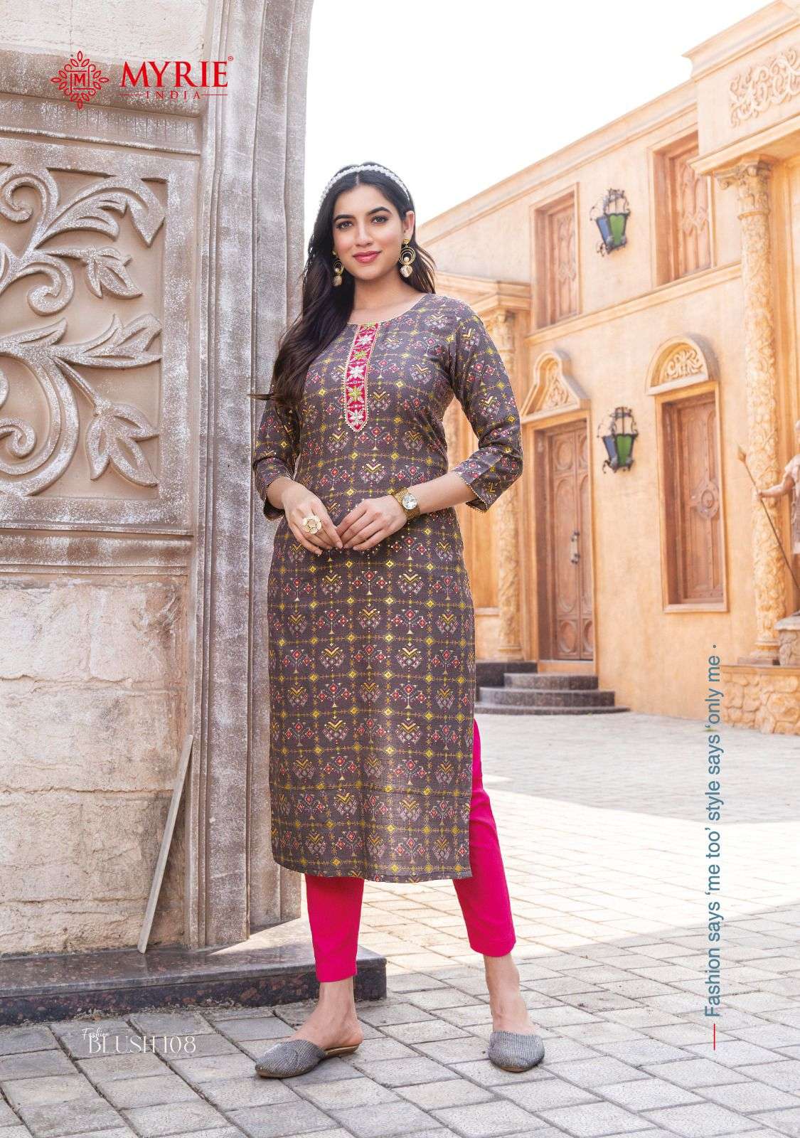 MAYRIE INDIA FASHION BLUSH Kurti Wholesale catalog